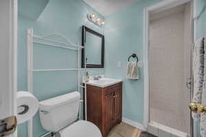 Lower level bathroom