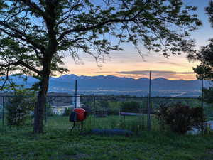 View of mountain background