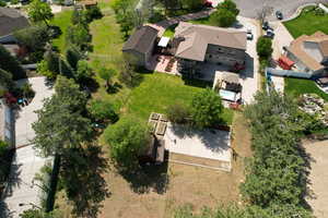 View from above of property