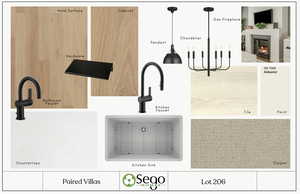 Interior color samples of Main home
