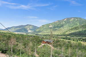 View of mountain backdrop