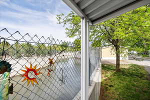 Exterior view of fence