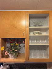 Detailed view of cabinets