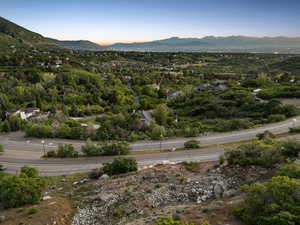 View of mountain background