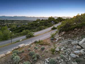 View of mountain background
