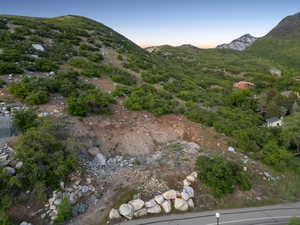 View of mountain background
