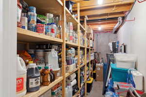 View of storage room