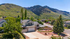 View of mountain backdrop
