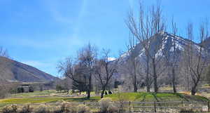 View of mountain background