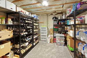 View of storage area