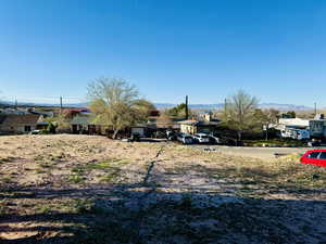 View of yard featuring a mountain view