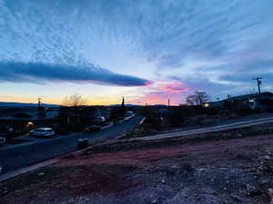 View of asphalt street