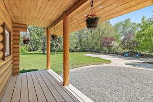 Enjoy the park-like views as you're relaxing on the front porch