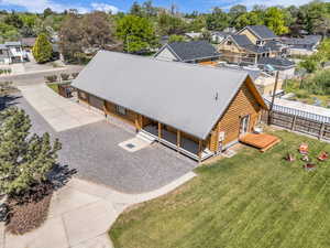 Aerial view of home