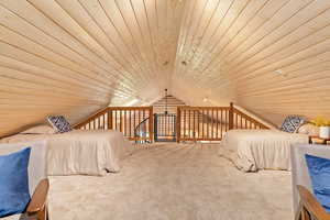 Wow! The 27' x 23' loft space is full of possibilities! Use it as is, or convert it into an additional bath + 2 bedrooms with the addition of dormers.