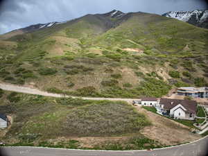View of mountain background