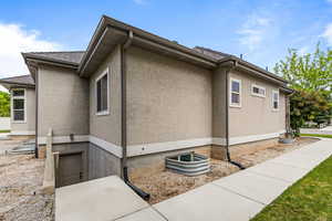 Walkout basement with a separate entrance