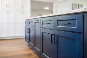 Detailed view of wood finished floors