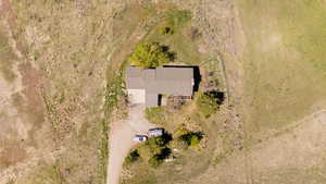 View from above of property