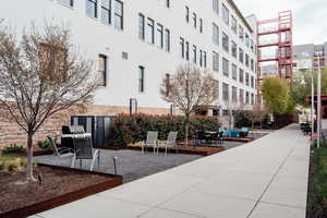 View of home's community featuring a patio area