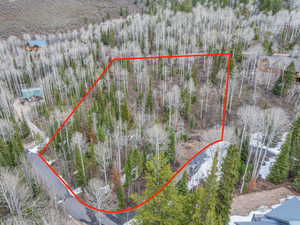 View of property location featuring property parcel outlined