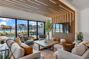 View of living area