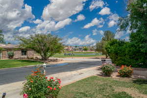 View of street featuring a water view