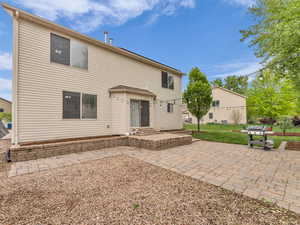 Back of house featuring a patio