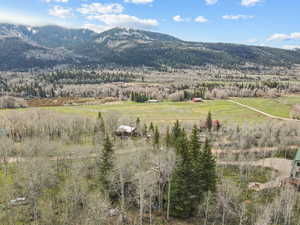 Mountain view featuring rural landscape