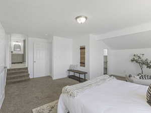 Spacious primary bedroom.