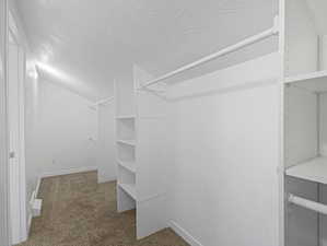 Primary walk in closet.
