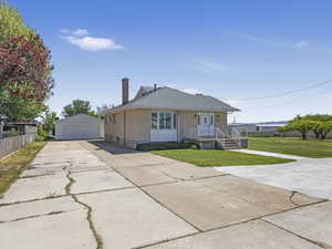 RV parking, oversized garage & a shop!