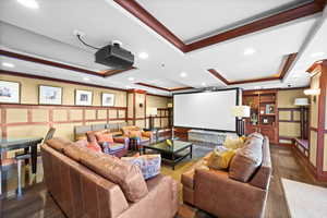 The Parc at Gateway common area media room