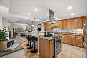 Spacious open floor plan