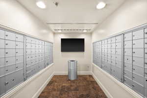 the Parc at Gateway secure mail room