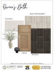 Primary bathroom finishes