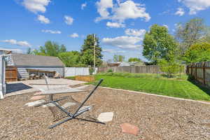 View of yard featuring a patio area