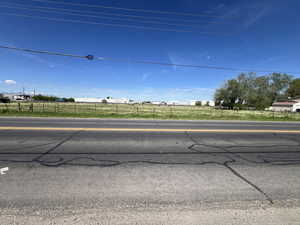 View Looking Due West Along 1100 West Street