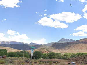 View of mountain background