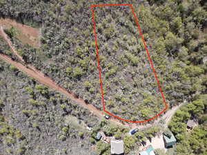 View of property location with property parcel outlined