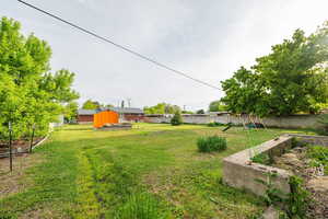 View of yard with a playground