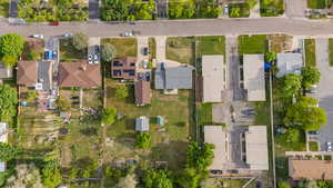 Aerial view of property's location