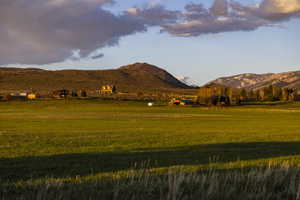 Mountain view from the pasture to the Northeast.