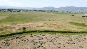 Aerial view looking South.