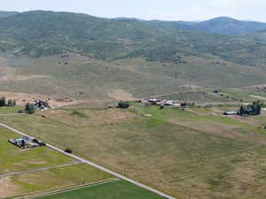 Aerial view of property looking North East.