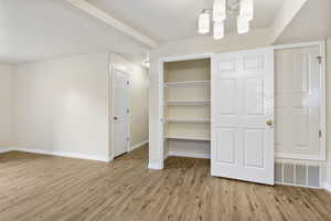 View of closet