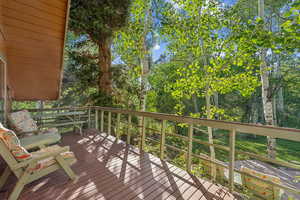 View of deck