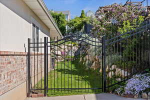 View of gate