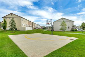 Community basketball court