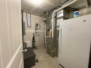 Utility room with electric panel